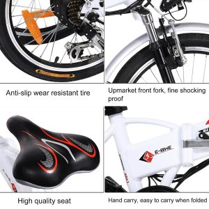 ANCHEER 20 INCH FOLDING ELECTRIC BIKE REVIEW 10