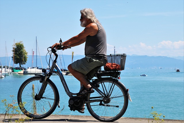 less effort, active recreation, riding an e bike 