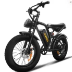 Boombike Bluvall K6 Fat Tire Electric Bike showing Front View